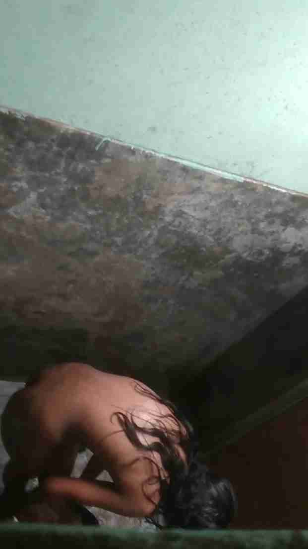 Village Girl Caught Bathing Nude on Mobile Camera