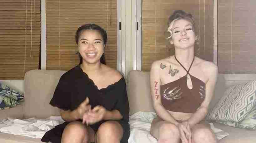 Ameena Green Slippery Nuru Oil Massage Scene