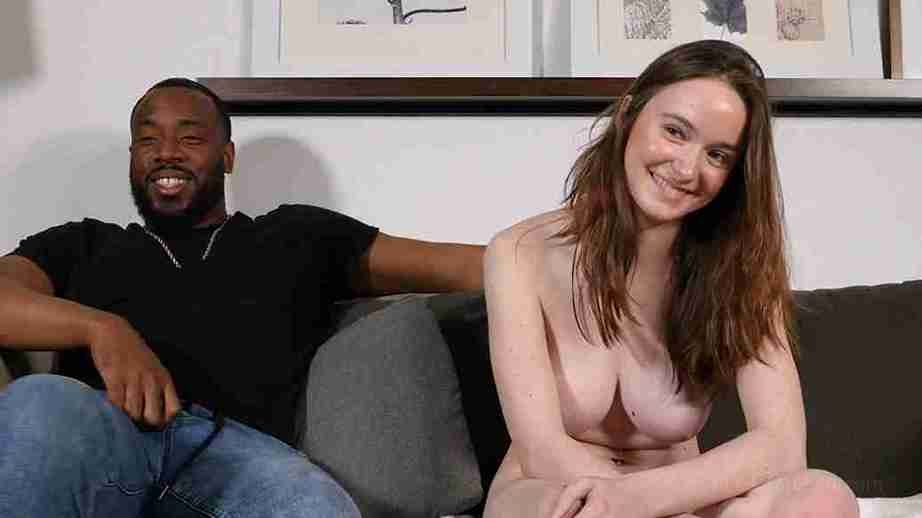 Hazel Moore BlckAmb Ellie bbc hard fucked on sofa