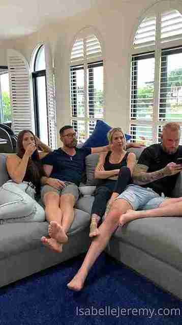 Isabelle Eleanore Aka Isabellejeremy group couple onlyfans leaked fucked
