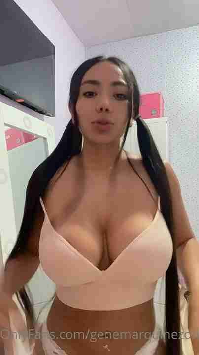 Gene Marquinez Hot Blonde Babe With Tight Boobs Showing Off