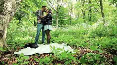 Maria Riot – Wild Fuck In Amsterdam Forest Ends With Passionate Cum Explosion